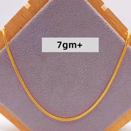 916 Gold Fox Tail Round Chain ( 7gm+ )