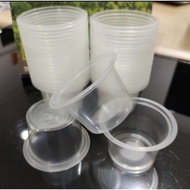 65ml Clear Pudding Plastic Cup/Jelly Ice Cream Tester Cup/Multipurpose