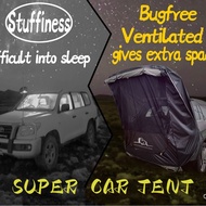 EcoSport MPV SUV Camp Car Trunk Car Awning Sunshade Rainproof Car Flysheet Car Tent Car Camping