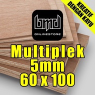 Triplek / Multiplek 5mm ( 60x100 )cm