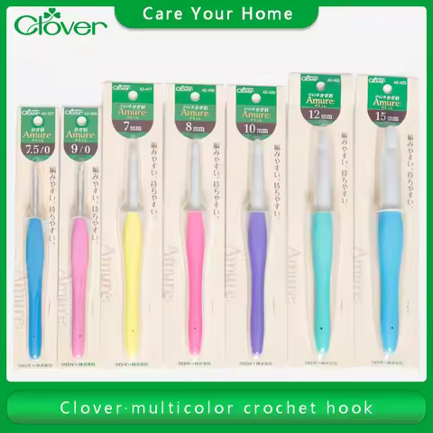 1Piece Clover Amure Crochet Clover Needles Knitting Hook Clover Crochet Hook For Carpet Knitting Nee