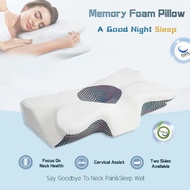 Neck Pillow Memory Foam Pillow Contour Cervical Ergonomic Orthopedic Side Sleeping Support Pillow