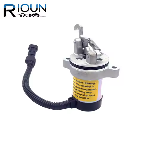 12V Generator Engine Fuel Shutoff Solenoid Stop Solenoid Valve Switch 04103808 04103812 Deutz F3L F3