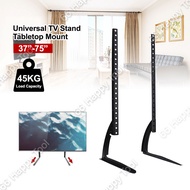 37-75 Inch Adjustable TV Stand Tabletop Mount Universal Max 45KG Leg Base Bracket LCD LED PLASMA Mon
