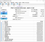 PNY CS3030 8TB 8T m.2 nvme 二手良品