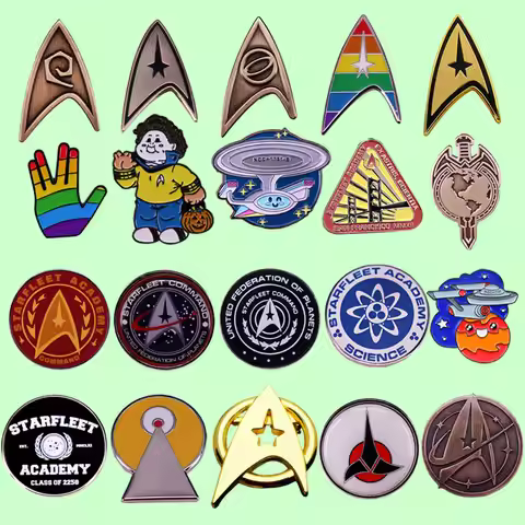 Popular Elements Cartoon Comics Brooch Backpack Hat Jacket Decorate Badge Metal Enamel Pin Give Gift