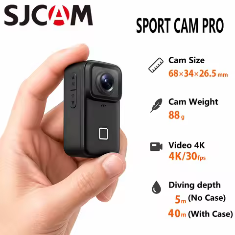 SJCAM C200 PRO POV Action Camera True 4K Strong Anti-shake Capability Competition-level Cam Supports