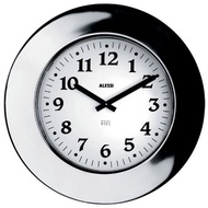 Alessi Momento Wall Clock INOX,  掛牆鐘 (((不鏽鋼))) (不是 seiko 精工 citizen 星辰 rtythm 麗聲)