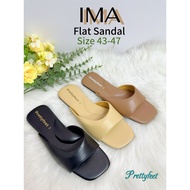 Prettyfeet IMA Plus Size Women Slipper - Sandal Perempuan - Size 43 to 47  (Ready Stock)