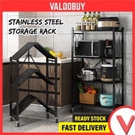 Multi Layer Kitchen Rack Foldable Rack 3 Tier / 4 Tier