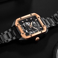 Jam Tangan Pria Belleda 9572 Rantai Automatic Anti Air 50 Meter Luxury Watch