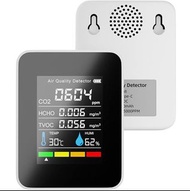 五合一二氧化碳甲醛 HCHO TVOC CO2 空氣品質溫濕度氣體空氣品質監測器 ggmckp 2198 5 in 1 Carbon Dioxide Formaldehyde HCHO TVOC CO