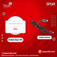 Telkomsel Orbit Star H1 Modem WiFi 4G High Speed Free 150gb Quota+Step Up Cable