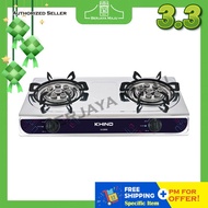 Khind 2 Burner Stainless Steel Gas Cooker Stove GC8008