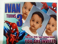 CUSTOMIZED INVITATION CARDS 3R size with envelope