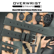 สายนาฬิกา สายยางแท้ รุ่น Quick Release FKM Waffle Strap