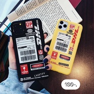 Tight Dhl Pattern Case Phone i7-11Pro Max ️Dhl Yellow Black
