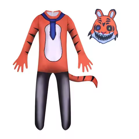 Horror Game Mr 's Playhouse 3 Kids Halloween Cosplay Jumpsuits for Boys Girls Cute Mr Hopp Funny par