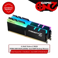G.Skill Trident Z RGB DDR4-3600 16GB (2x8GB) Intel XMP Desktop Memory (F4-3600C18D-16GTZR) DDR4 RAM 