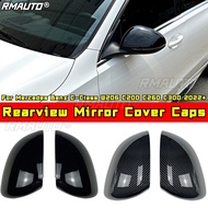 For Mercedes Benz C-Class W206 C200 C260 C300 2022+ Body Kit Rearview Mirror Cover Caps Side Wing Mi
