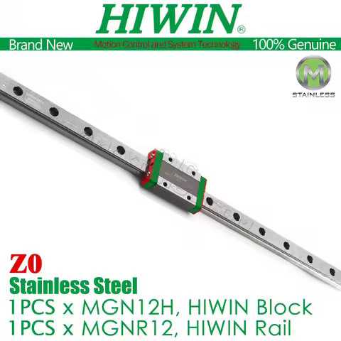 HIWIN MGN12H MGN12 Linear Guides Rail 150 200 250 280 300 320 330 350 370 400 480 450 500 550mm Genu