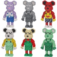 [SG] 36cm Bearbricks Nano Building Blocks Puzzle Block Mini Bricks Bear Birthday Christmas Gift Ideas DIY Deco Toys Toy