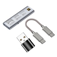 เครื่องขยายเสียงหูฟังชิปถอดรหัส CS43198 DSD64-258 384Khz 32Bit ดองเกิลแอมป์