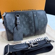 98%🆕LV City Keepall 30 黑武士芯片款