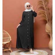Gamis Nidia bahan wolfis premium