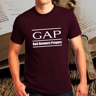 Bible Verse God Answers Prayers Statement Tshirt for Men 39