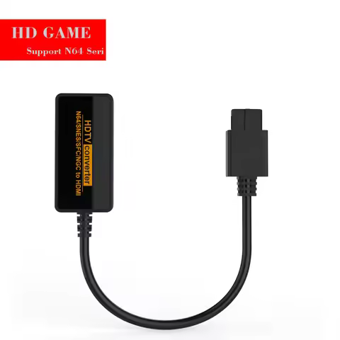 Mosel SC64 HDMI video converter is suitable for sfc super famicom nintendo NGC N64 HDMI SNES SFC gam