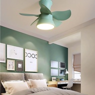ST-🚢Direct Ceiling Fan Bedroom Dining Room Ceiling Fans Low Floor Mute Variable Frequency Simple Living Room Fan O6AH