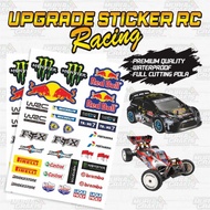UPGRADE RC RACING CAR STICKERS RC RACING ONROAD BUGGY ETC.