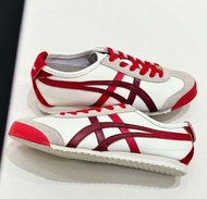 紫鑽🌟誠信商家🌟💜全新Onitsuka Tiger Mexico Low-Top Sneakers, 66 CNY, Unisex, White/Red