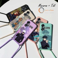 Sling Case Macaron Softcase TALI (UV30) Oppo A95 4G 5G A74 A16 A15 A15s A55 A54 A53 A52 A92 A5 A5 PR
