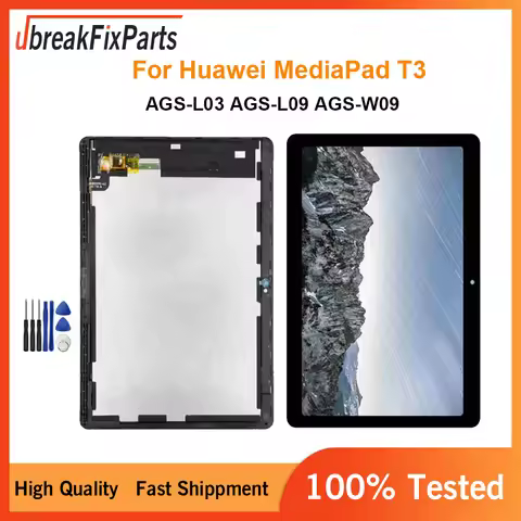 9.6 Inch LCD For Huawei MediaPad T3 10 AGS-L03 AGS-L09 AGS-W09 Display Touch Screen Digitizer Assemb