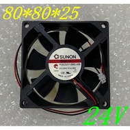 Jianzhun PE80252V2/V3/V1/B1/B3-000C/D00U/0000-A99/G99/F99 24V Fan