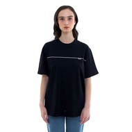 Pra T-shirt Oversize Fit Text Logo Print Unisex Black