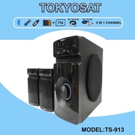 ~SPEAKAR ~TOKYOSAT Ts-913 HIFI BLUETOOTH HOME THEATRE SPEAKER 2.1 channel, Quality &amp; Brand..,