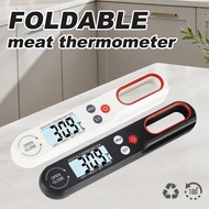 Digital Folding Food Thermometer with Backlit LCD, 304 Stainless Steel Probe, -58°F to 572°F (-50°C 