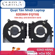 FAN Dell Laptop FAN G15 5510 5511 5515 0203MH - 01JYXG CPU GPU GTX1650