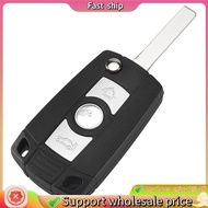 In -Folding Flip Car Keyless Key Shell Fob Case for  3 5 7 Series Z3 Z4 E38 E39 E46