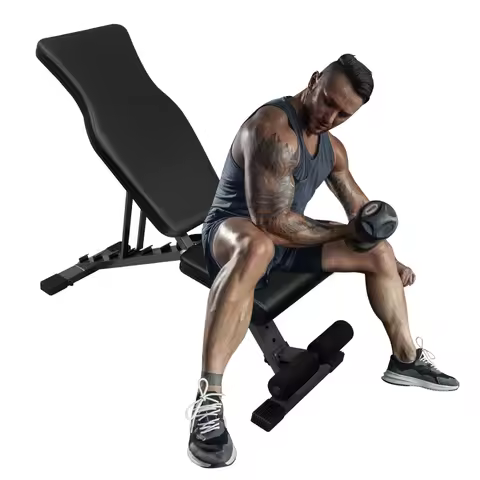 Adjustable Weight Bench for Full Body Workout - Sit-Up Chair, Foldable Incline/Decline Bench