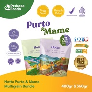 Prakasa Foods - Hotto Purto & Hotto Mame Multigrain | Healthy, High Fiber & Protein Cereal | Practic
