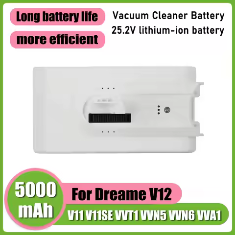 25.2V 5000mAh 7S1P lithium battery pack, for Dreame V11 V11SE V12 V12pro VVT1 VVN6 VVA1 VVN5 wireles