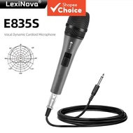 E-835S Wired Dynamic Microphone Cardioid Handheld Mic for Karaoke Singing