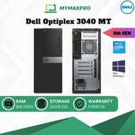 PC i5 Dell Optiplex 3040 MT Intel Core i5 (6th Gen) / 8GB RAM / 240GB SSD / Win 8 Pro (Refurbished P