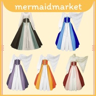 Medieval Styled Women's Long Dress for Historical Dramas and Reenactments