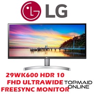 LG 29WK600 29" IPS PANEL FHD HDR 10 AMD FREESYNC ULTRAWIDE MONITOR