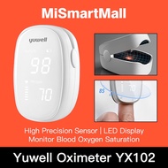 Yuwell YX102 Fingertip Pulse Oximeter Portable Spo2 Pulse Oximeter Blood Oxygen Monitor LED Display